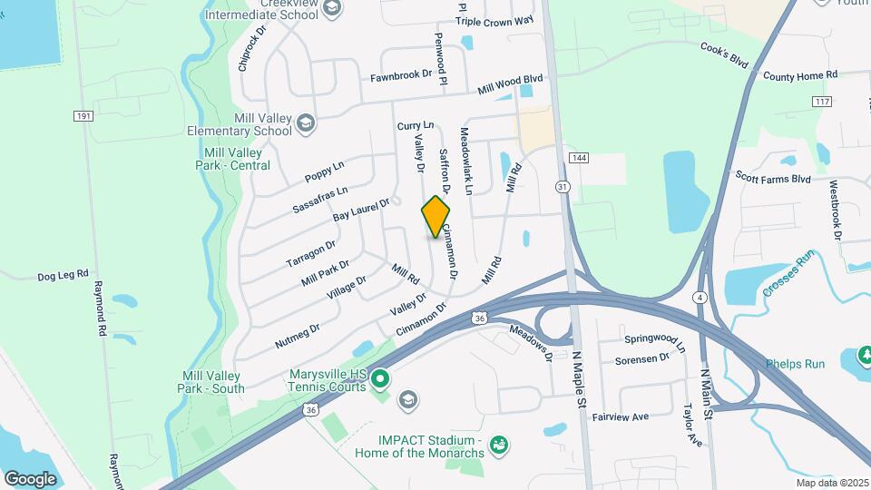 1449 Valley Dr Map and Location Details