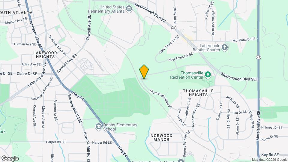 686 Thomasville Blvd SE Map and Location Details