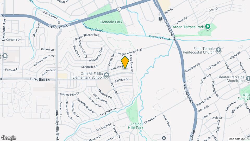 1729 E Red Bird Ln Map and Location Details