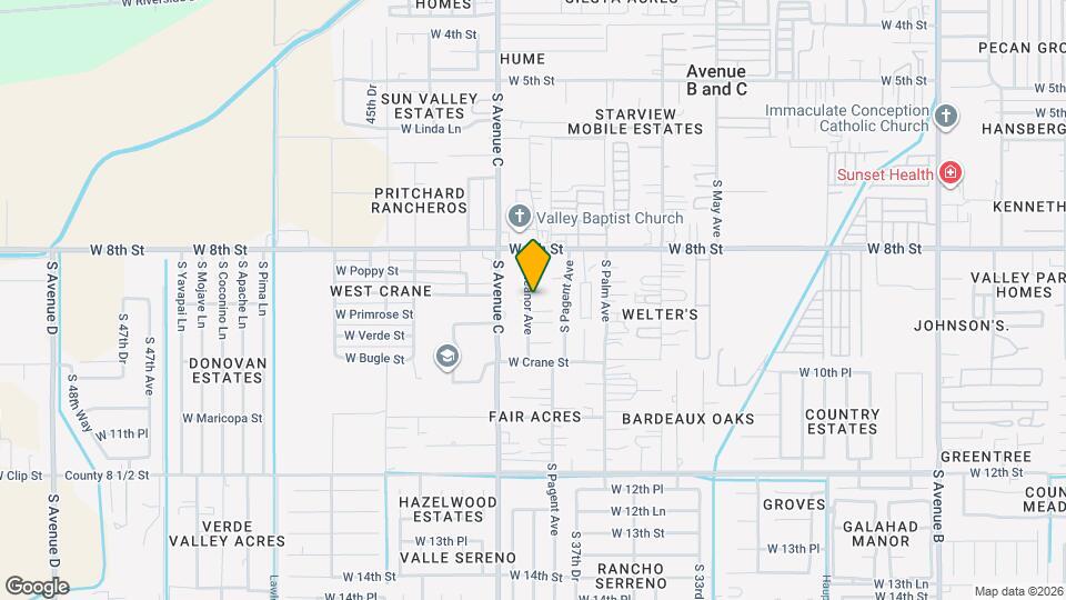 871 S Eleanor Ave Map and Location Details