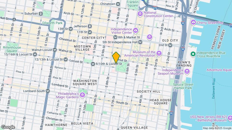 206 W Washington Square Map and Location Details