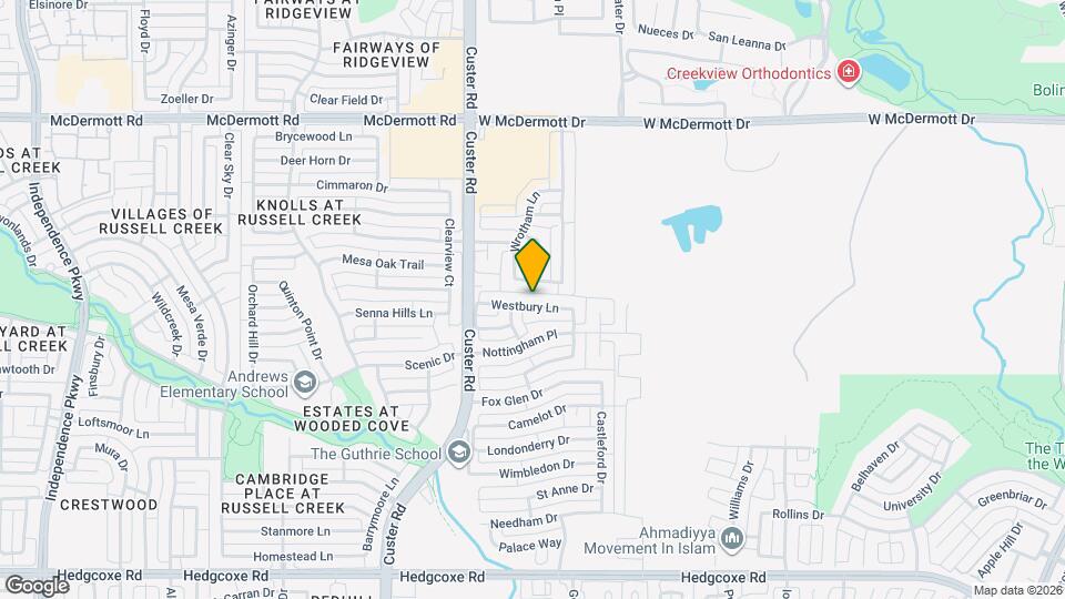 2020 Westbury Ln Map and Location Details