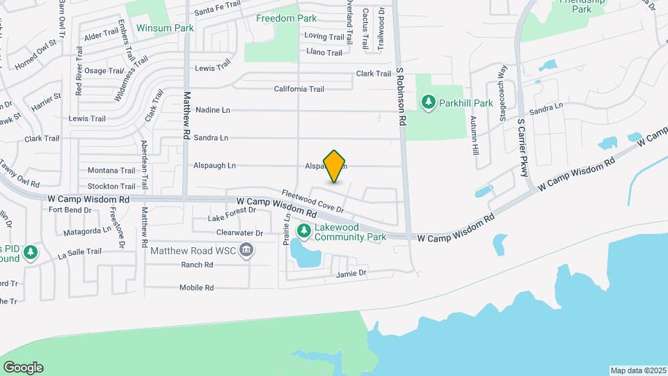 1020 Fair Oaks Dr Mapa y Detalles de la Ubicación