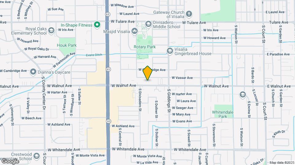 1528 W Walnut Ave Map and Location Details