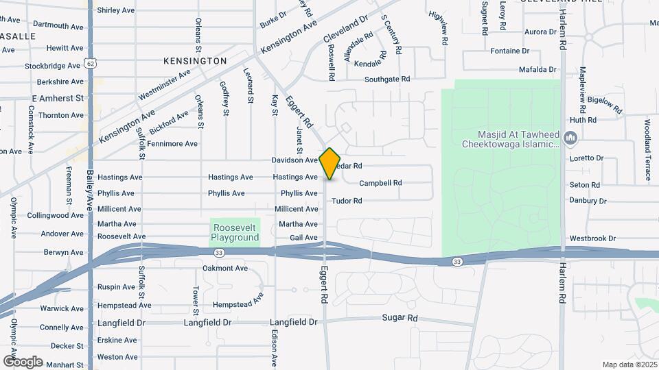 321 Eggert Rd Mapa y Detalles de la Ubicación