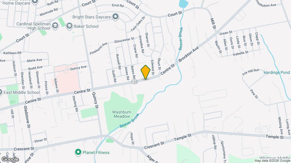 909 Centre St Map and Location Details