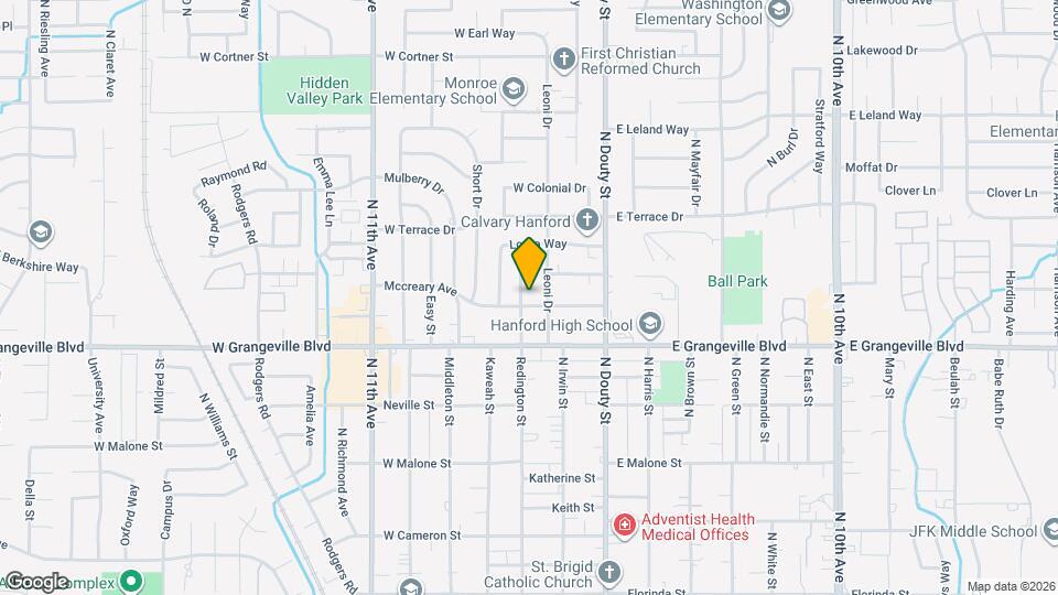 1803 N Redington St Map and Location Details