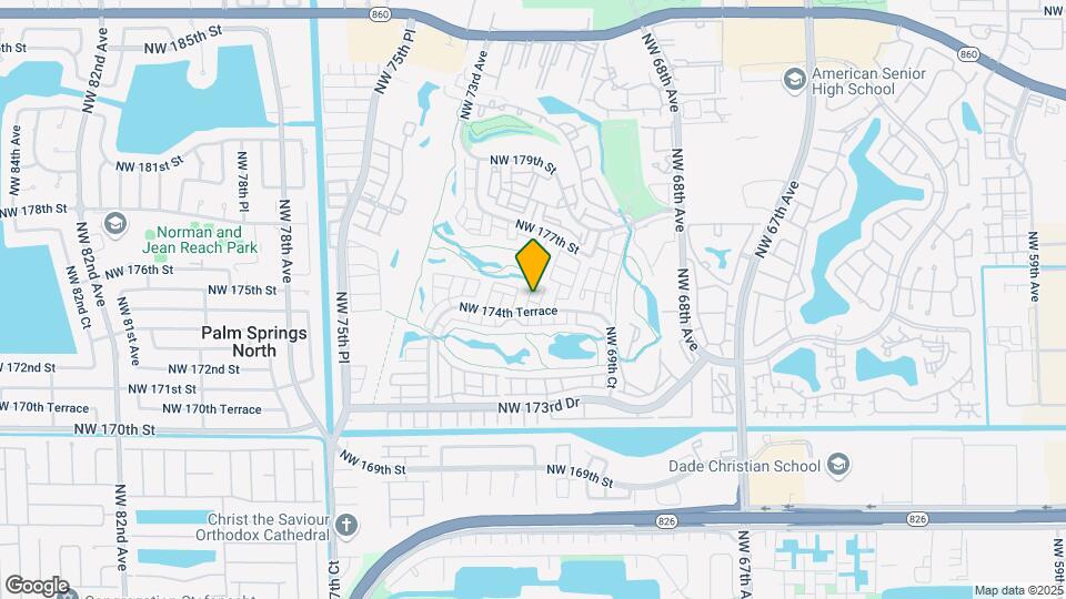 7111 NW 174th Terrace Map and Location Details