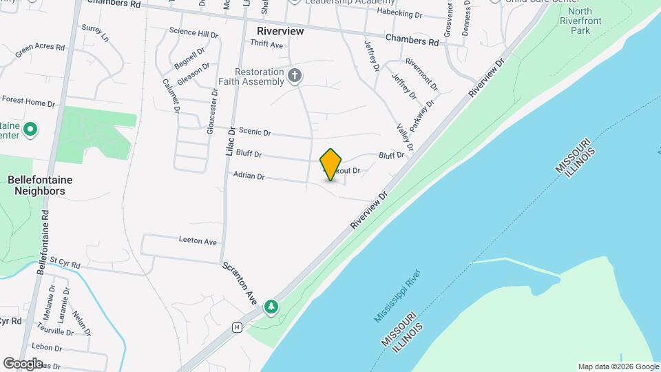 371 Adrian Dr Map and Location Details