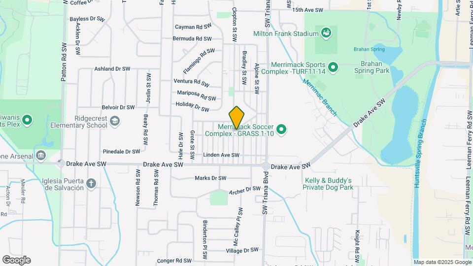 3509 Clopton St SW Map and Location Details