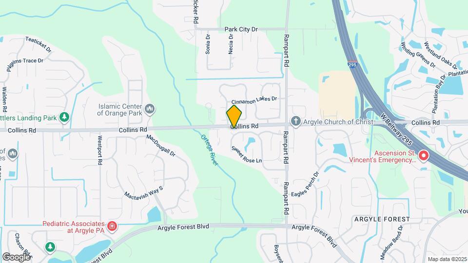 7453 Amandas Crossing Dr N Map and Location Details