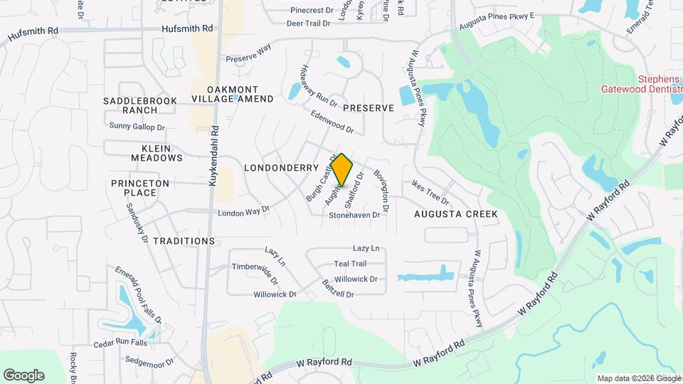 25030 Aughton Dr Mapa y Detalles de la Ubicación