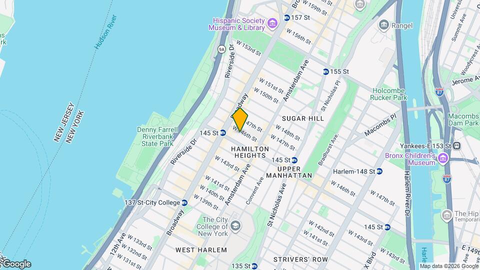 540 W 146th St, Unit 44 Mapa y Detalles de la Ubicación
