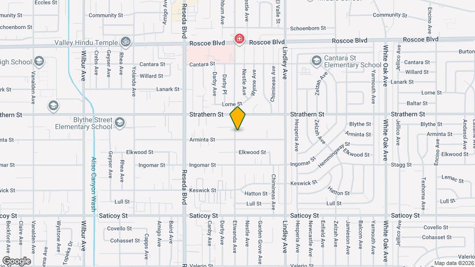 7914 Etiwanda Ave Map and Location Details