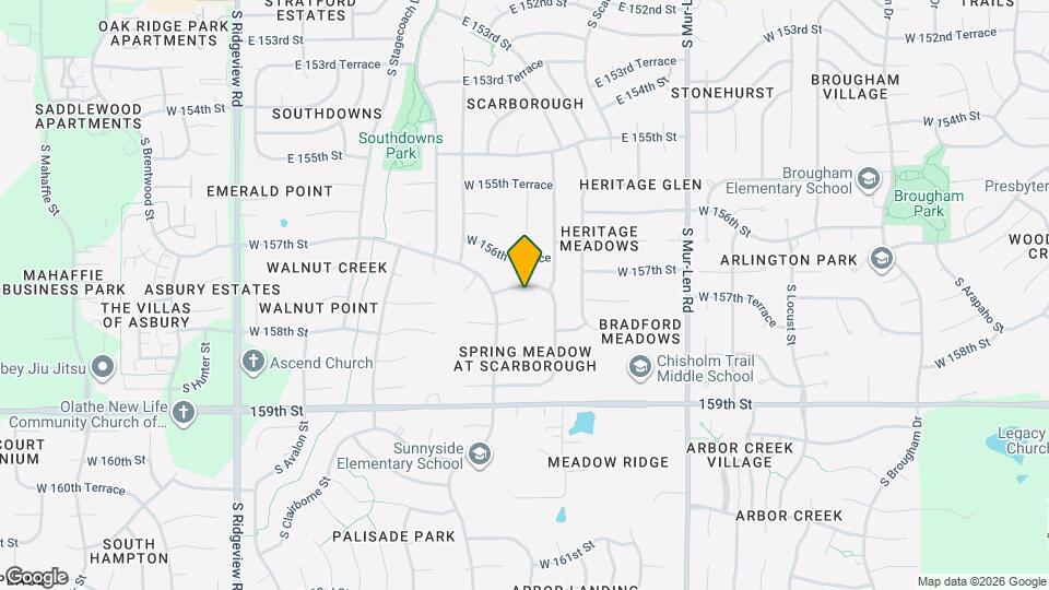 17263 W 157th St Mapa y Detalles de la Ubicación