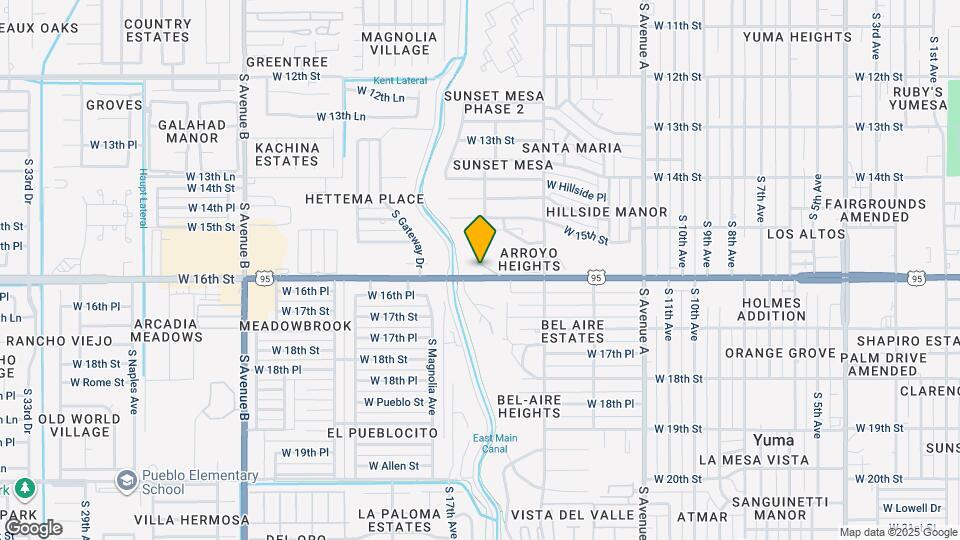1645 W El Paseo Real Map and Location Details