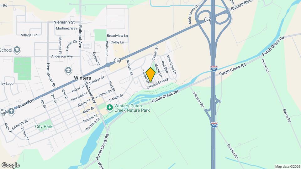 301 Creekside Way Map and Location Details