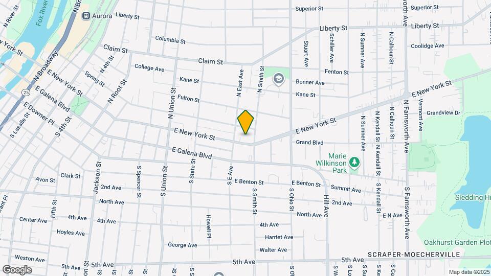 818 E NEW YORK St Map and Location Details