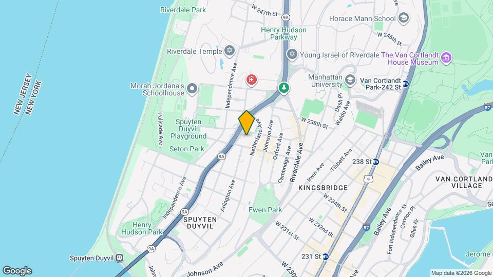 3530 Henry Hudson Parkway East Map and Location Details