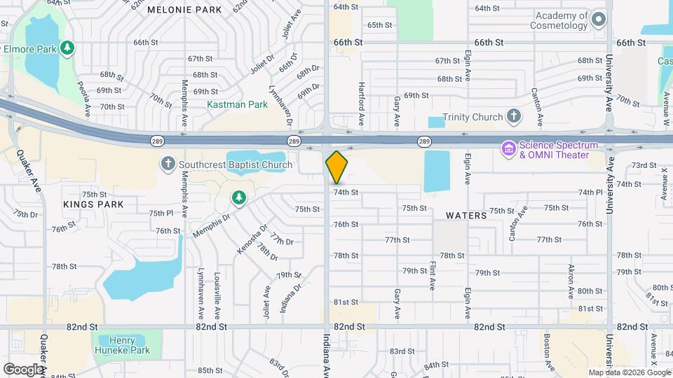 3312 74th St Map and Location Details