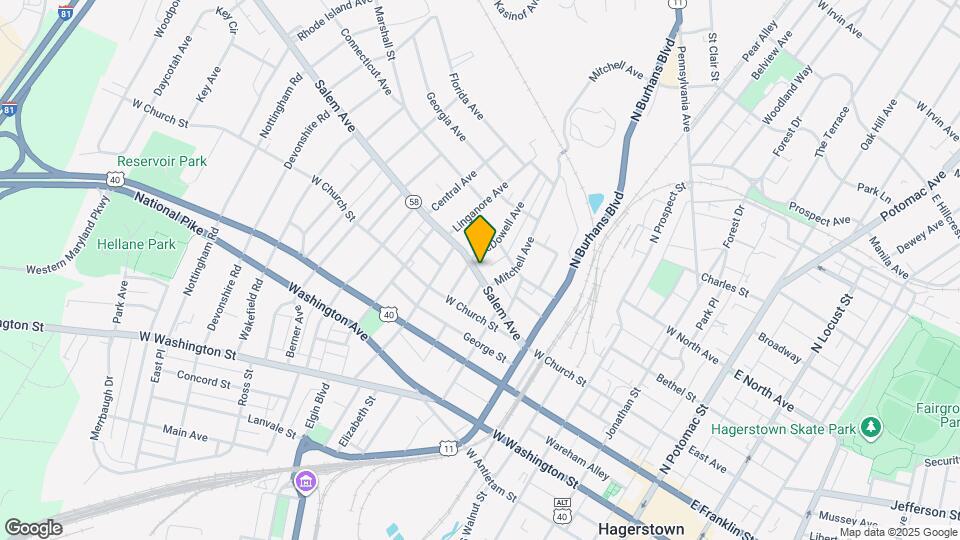 556 Salem Ave Map and Location Details