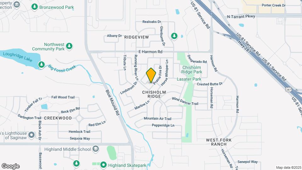 8413 Prairie Fire Dr Map and Location Details