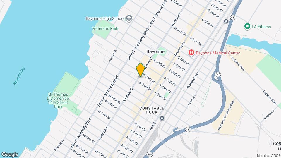 526 Avenue C Map and Location Details