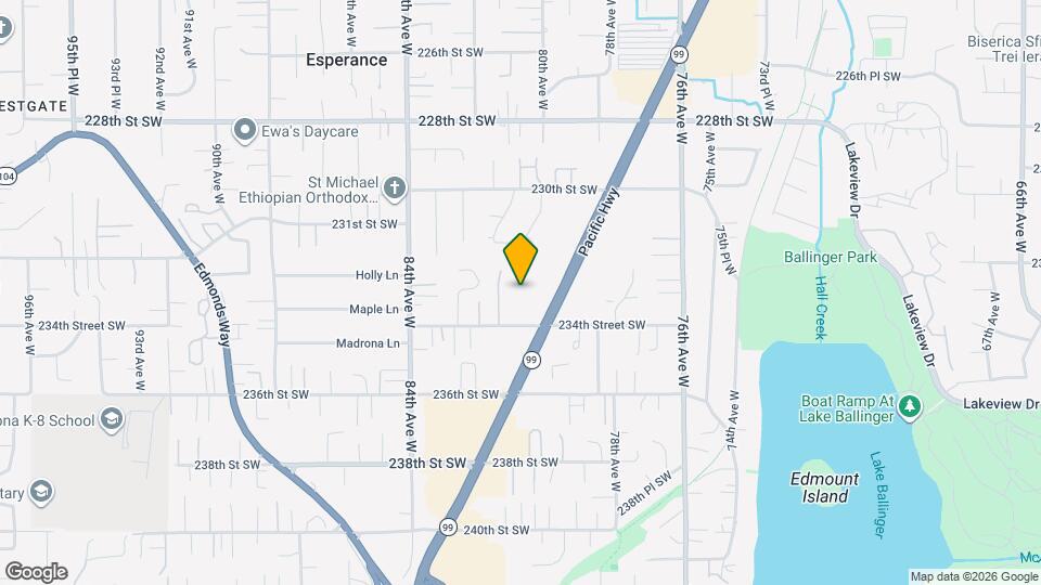 8021 234th Street SW Map and Location Details