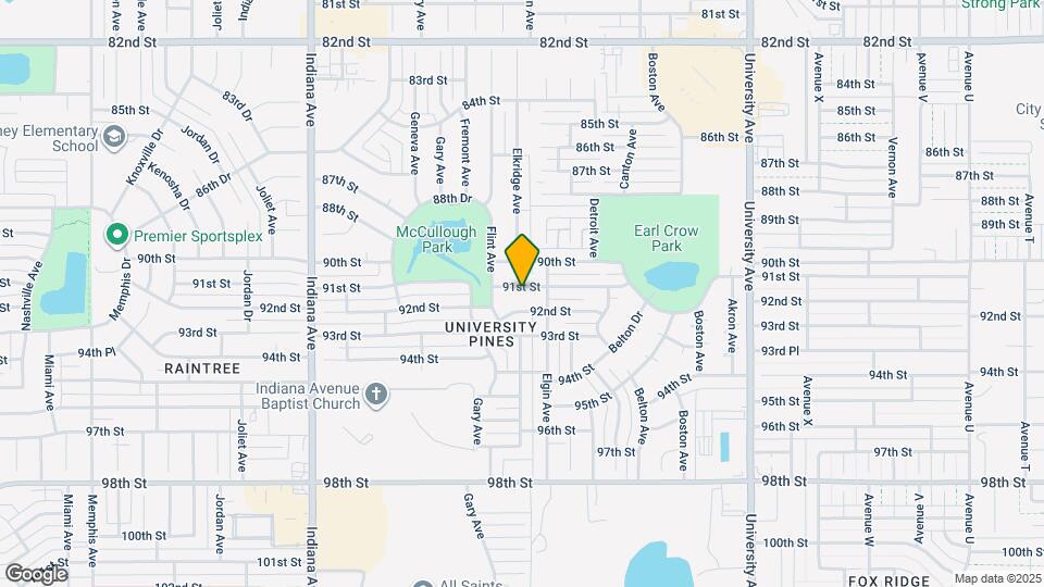 3007 91st St Map and Location Details