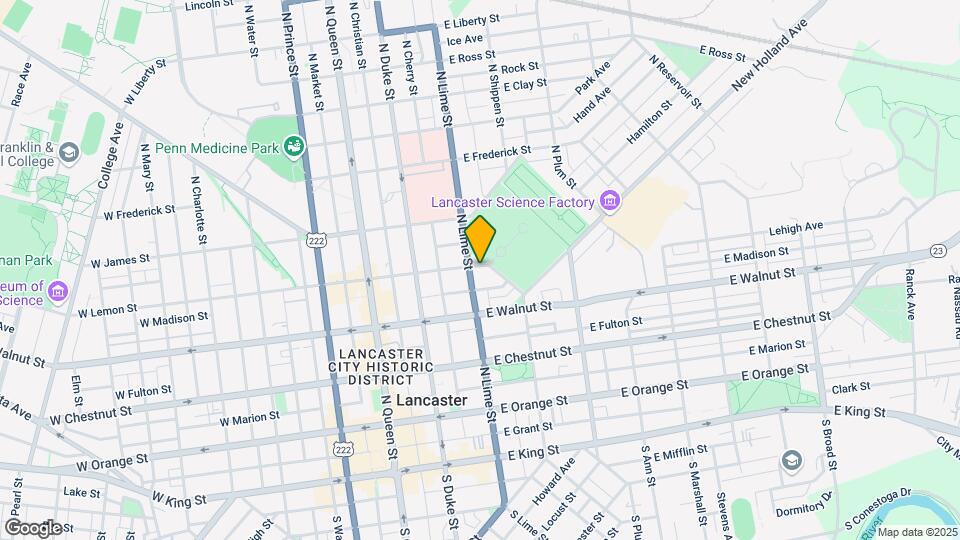 212 E Lemon St Map and Location Details