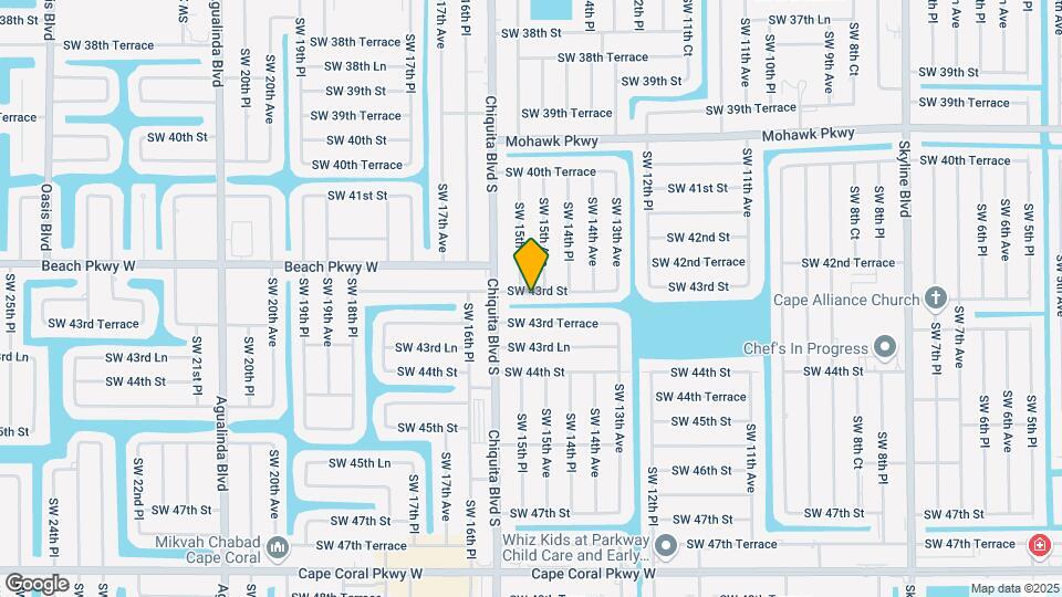 1508 SW 43rd St Map and Location Details