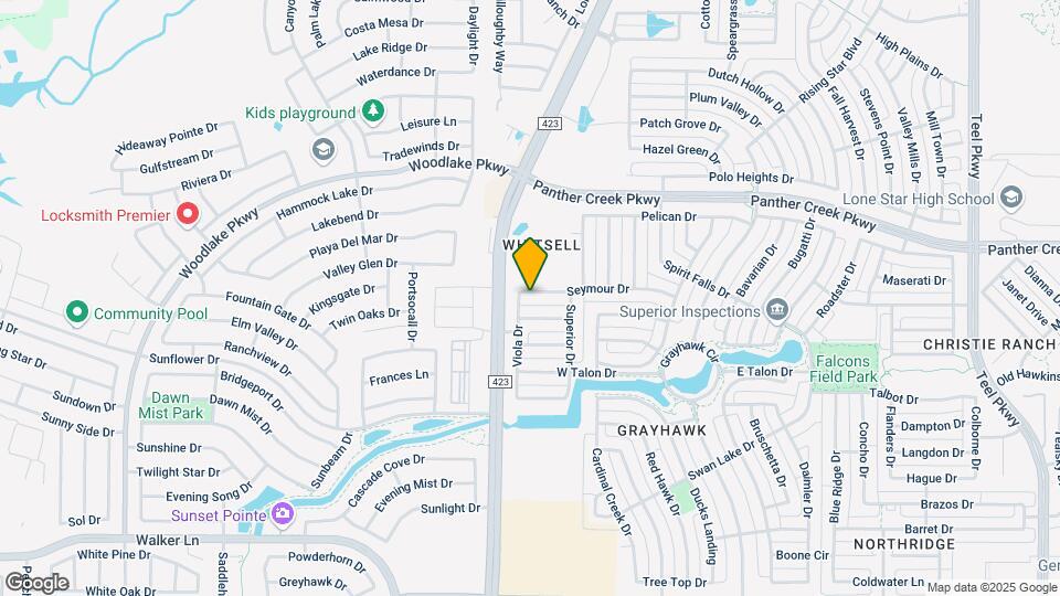 651 Seymour Dr Map and Location Details