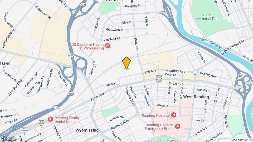 100 Park at Wyomissing Square Map and Location Details