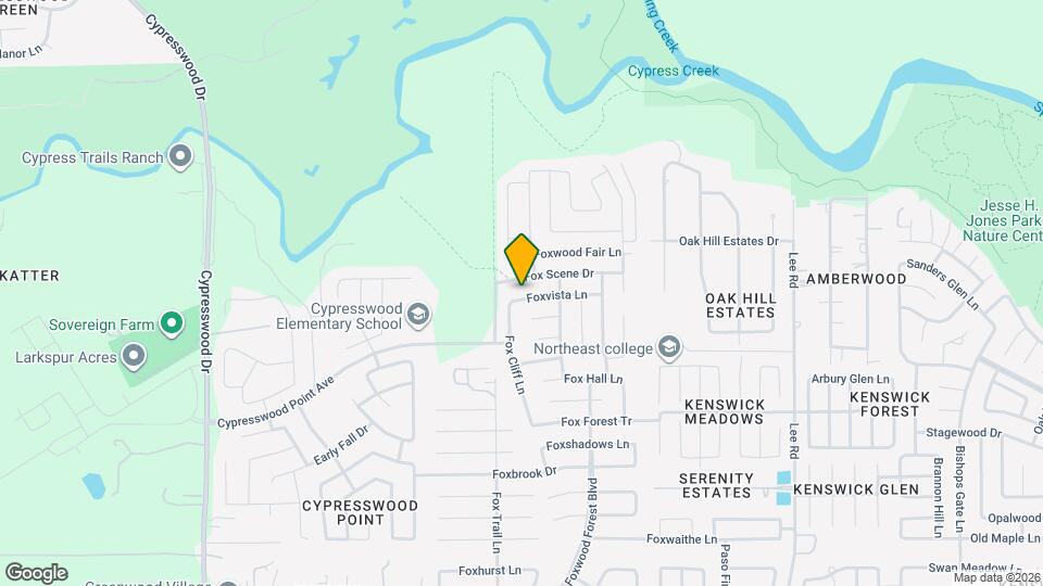 7119 Foxvista Ln Map and Location Details