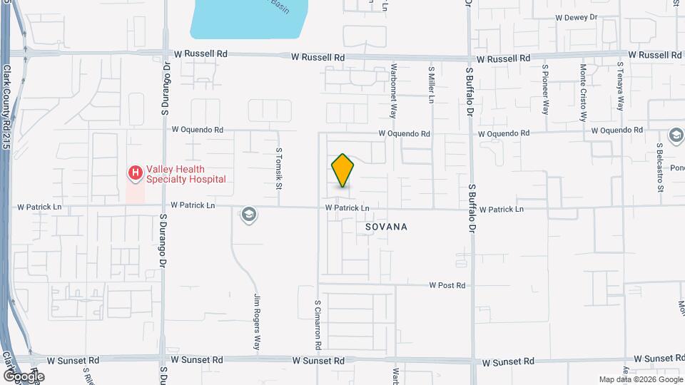 8142 Desert Cassia Ave Map and Location Details