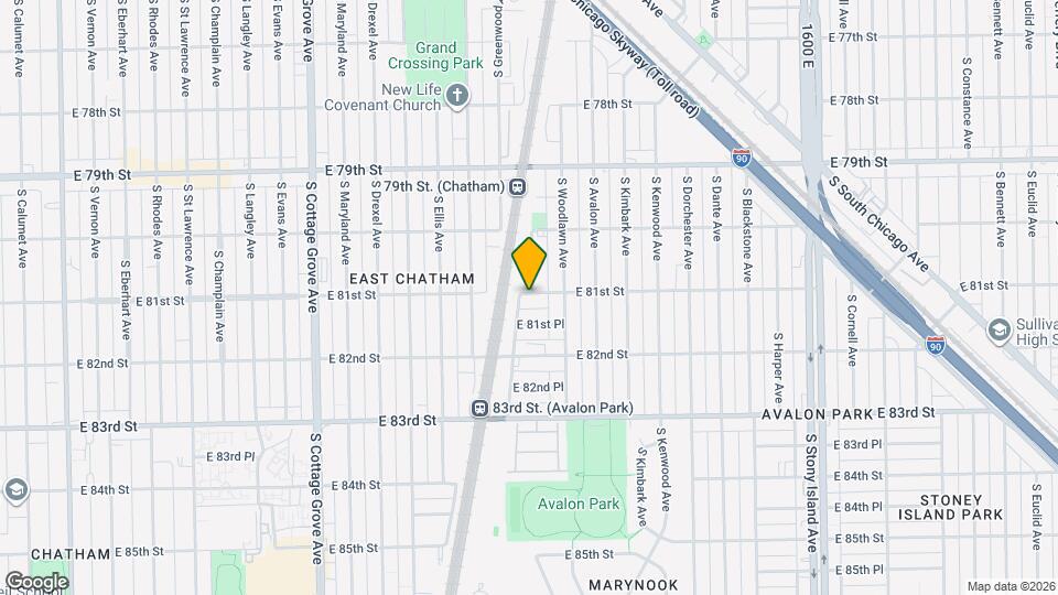 1127 E 81st St Map and Location Details