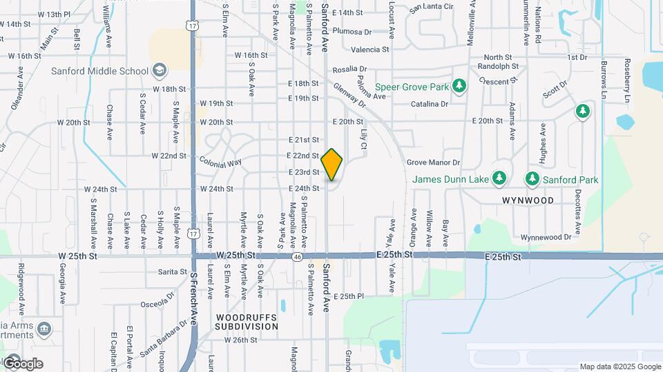 2076 S Grandview Ave Map and Location Details