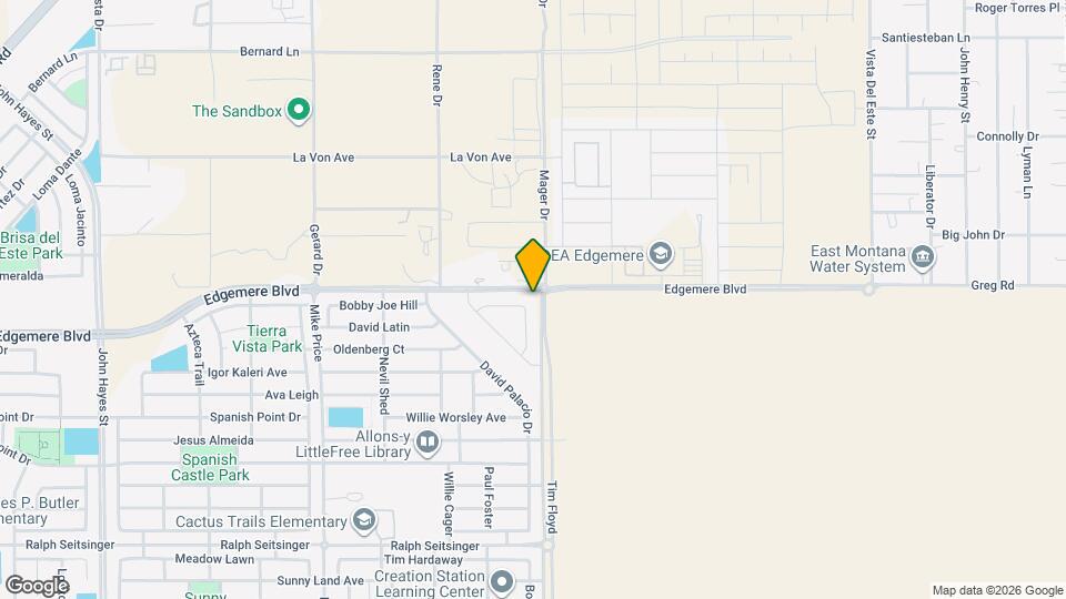 Townhomes on Edgemere Mapa y Detalles de la Ubicación