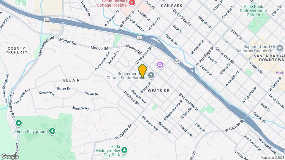 1821 Chino St Map and Location Details