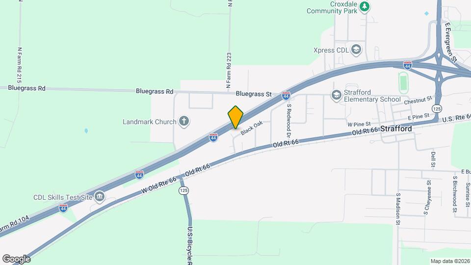 705 Black Oak Map and Location Details