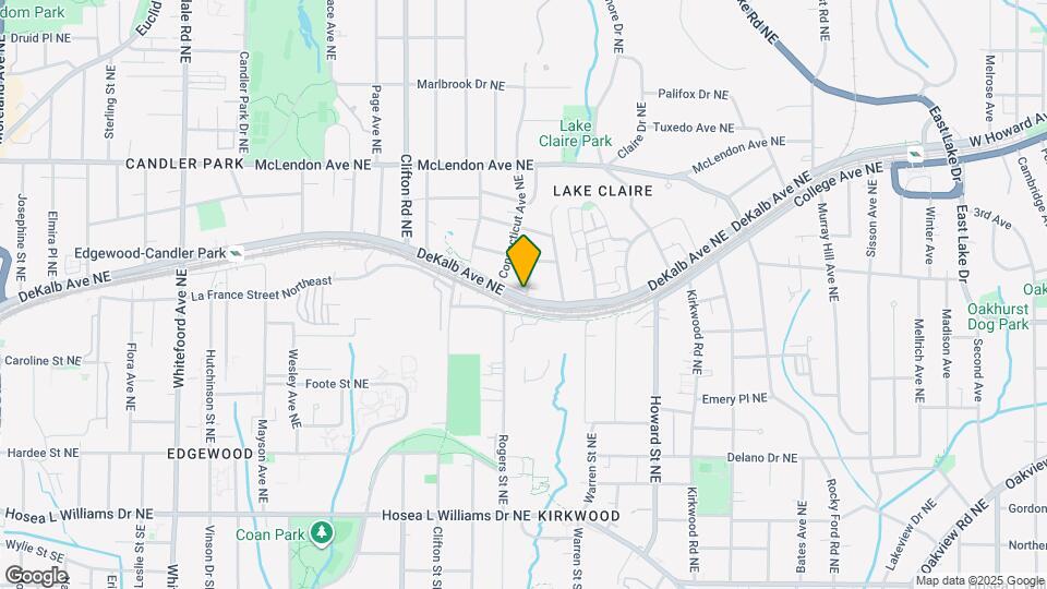 1806 DeKalb Ave NE Map and Location Details