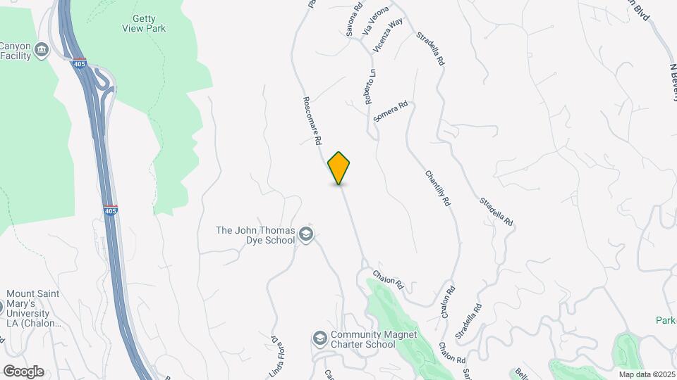 1117 Roscomare Rd Map and Location Details