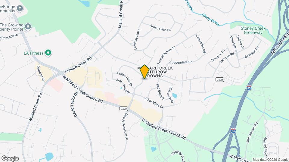 10804 Fountaingrove Dr Map and Location Details