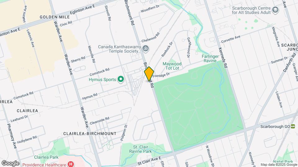 690 Birchmount Rd Map and Location Details