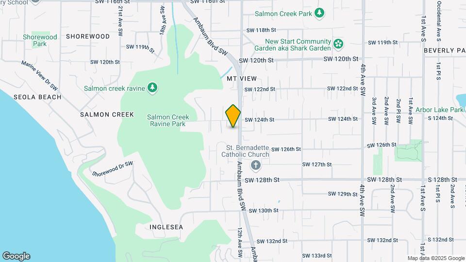 12415 Ambaum Blvd SW Mapa y Detalles de la Ubicación