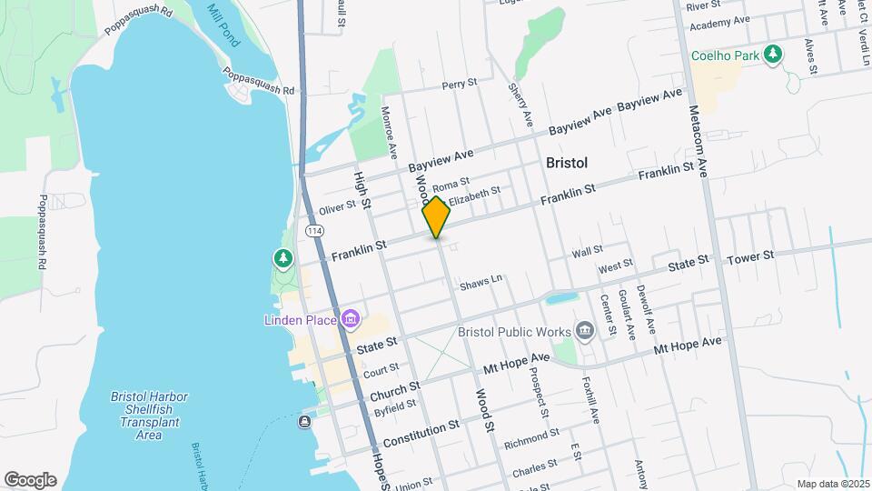 513 Wood St Map and Location Details