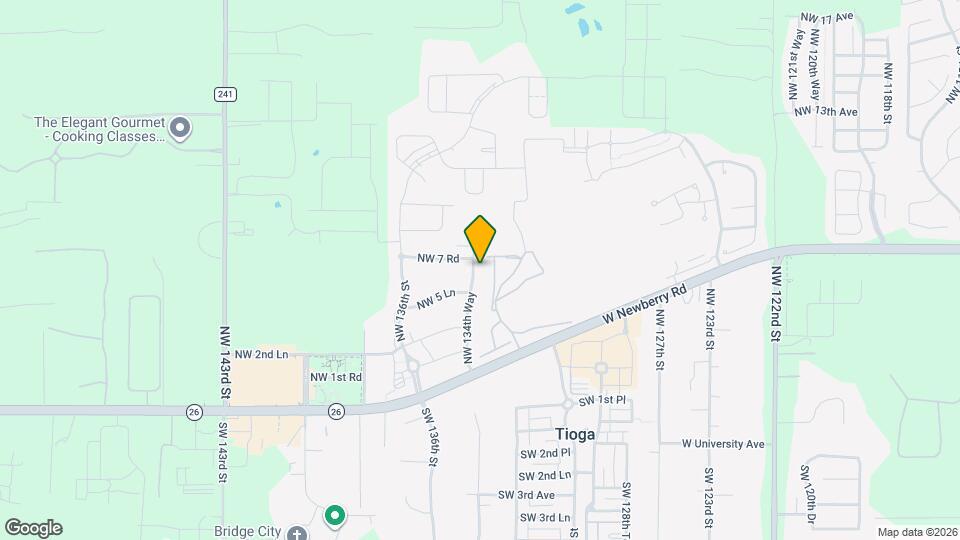 707 NW 134th Way Map and Location Details