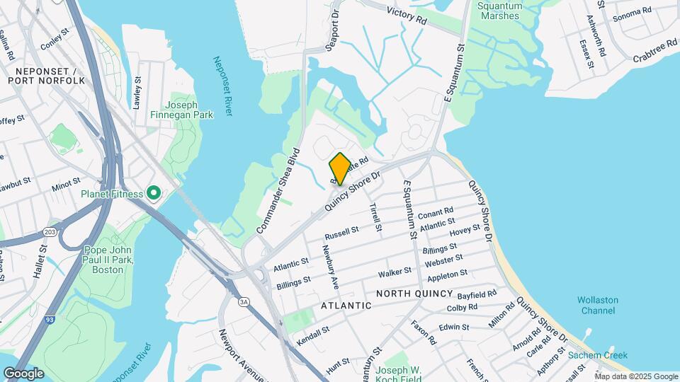 1 Bay State Rd Map and Location Details