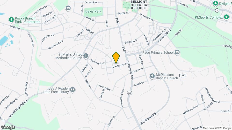 407 Gaston Ave Mapa y Detalles de la Ubicación