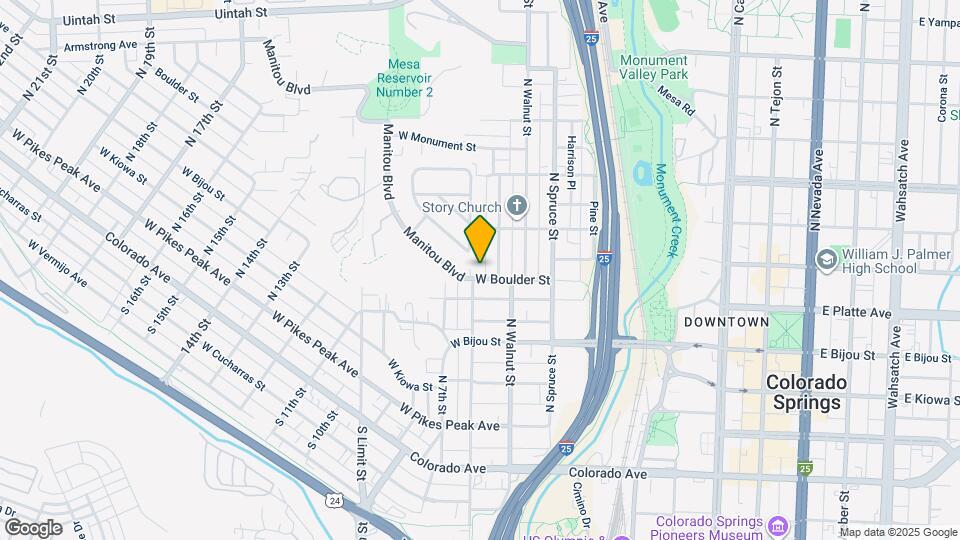 542 W Boulder St Map and Location Details